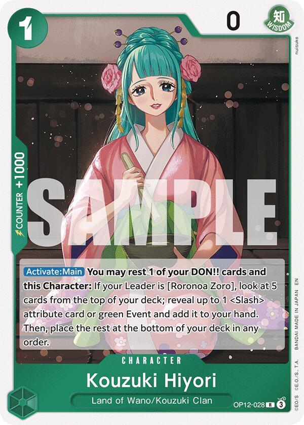 Kouzuki Hiyori OP12-028 (Legacy of the Master)  - Foil | Good Games Morley