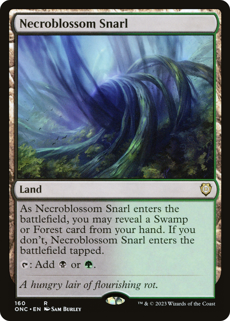 Necroblossom Snarl [Phyrexia: All Will Be One Commander] | Good Games Morley