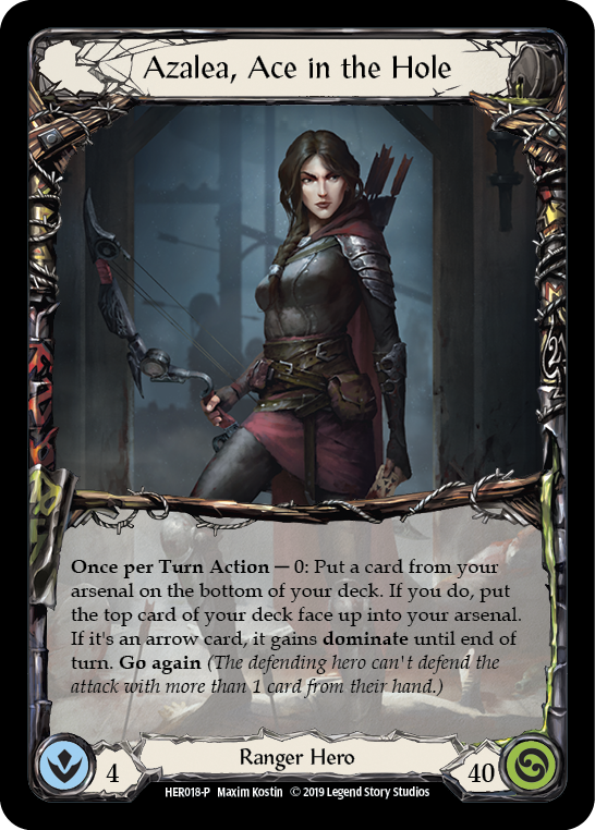 Azalea, Ace in the Hole [HER018-P] (Promo)  1st Edition Rainbow Foil | Good Games Morley