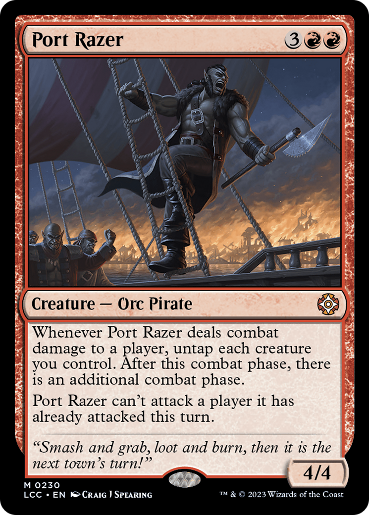 Port Razer [The Lost Caverns of Ixalan Commander] | Good Games Morley