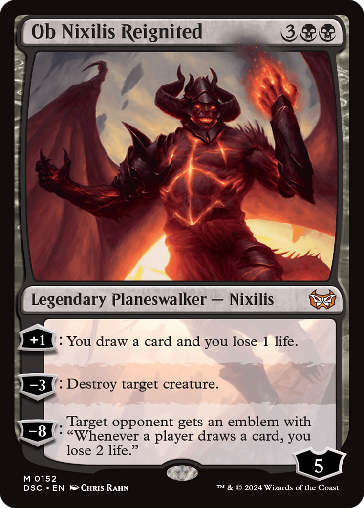 Ob Nixilis Reignited [Duskmourn: House of Horror Commander] | Good Games Morley
