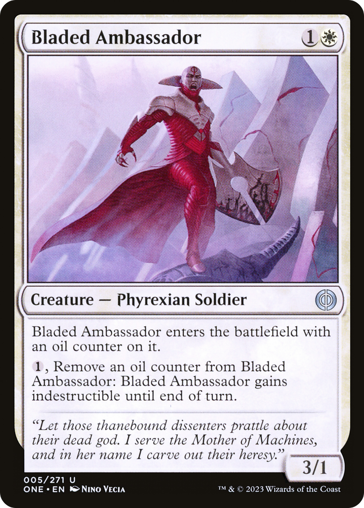 Bladed Ambassador [Phyrexia: All Will Be One] | Good Games Morley