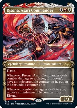 Risona, Asari Commander 330/302 (Kamigawa: Neon Dynasty)  - Showcase | Good Games Morley