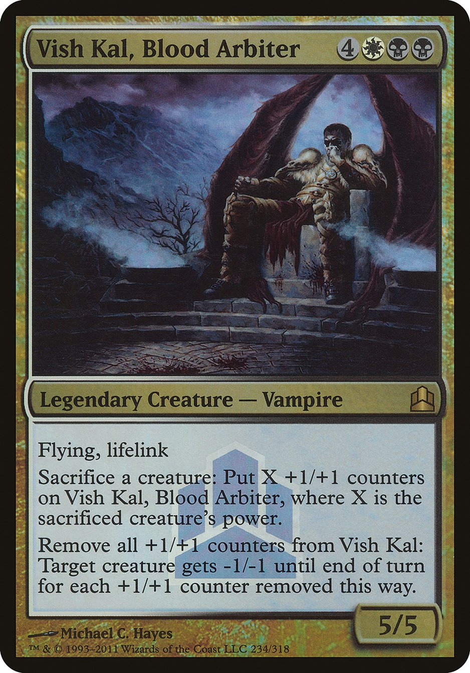 Vish Kal, Blood Arbiter (Launch) (Oversized) [Commander 2011 Oversized] | Good Games Morley