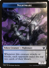 Human Soldier // Nightmare Double-Sided Token [Theros Beyond Death Tokens] | Good Games Morley