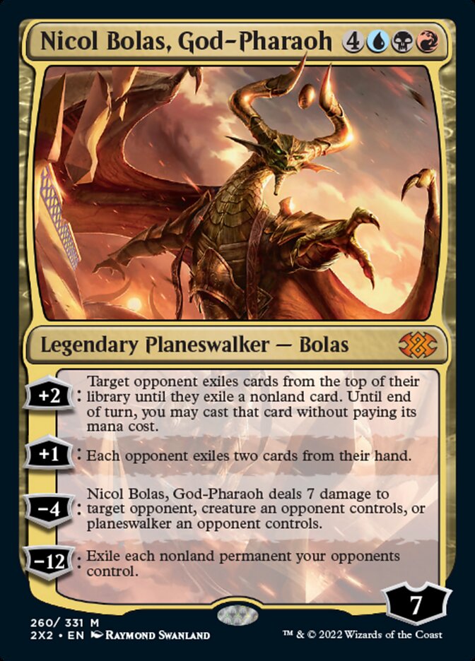 Nicol Bolas, God-Pharaoh [Double Masters 2022] | Good Games Morley