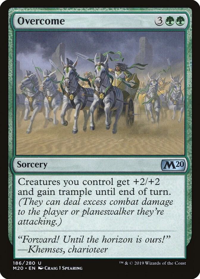 Overcome 186/280 (Core Set 2020)  - Foil | Good Games Morley
