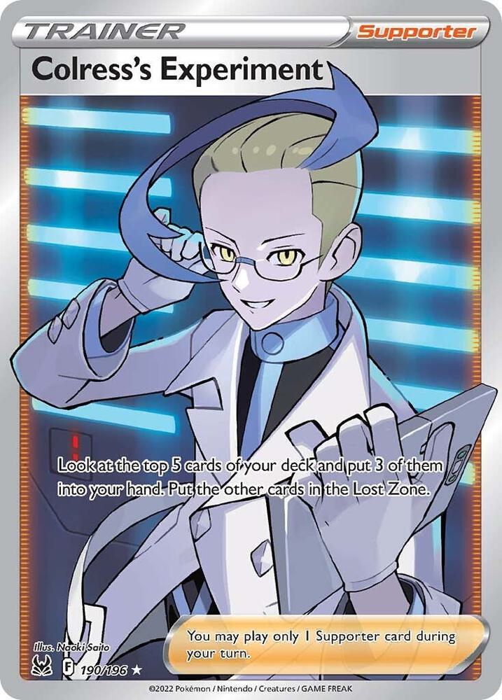 Colress's Experiment 190/196 (SWSH11: Lost Origin)  - Holofoil | Good Games Morley