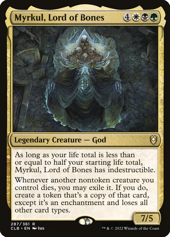 Myrkul Lord of Bones 287 (Commander Legends: Battle for Baldur's Gate)  | Good Games Morley