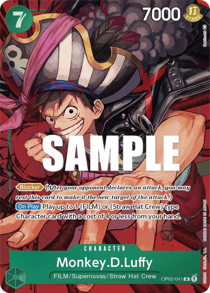 Monkey.D.Luffy OP02-041 (Paramount War)  - Alternate Art Foil | Good Games Morley