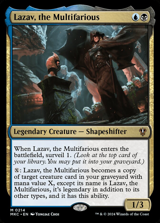 Lazav, the Multifarious 214 (Commander: Murders at Karlov Manor)  | Good Games Morley