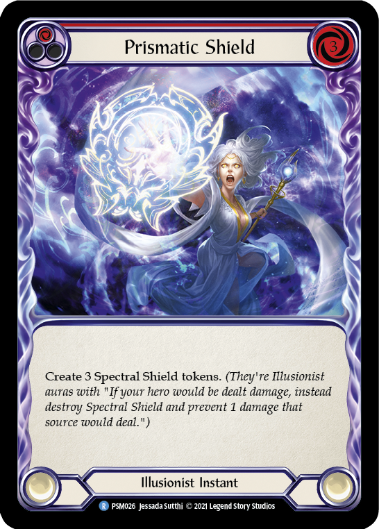 Prismatic Shield (Red) [PSM026] (Monarch Prism Blitz Deck) | Good Games Morley