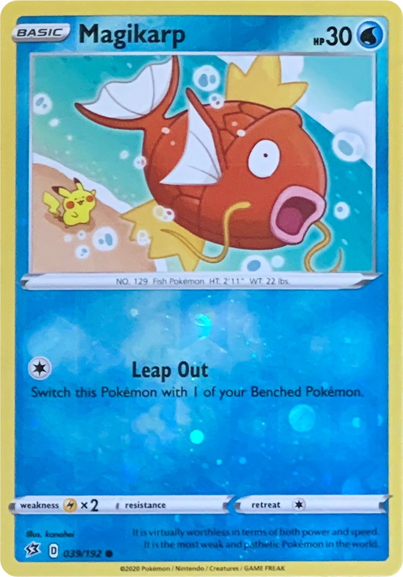 Magikarp (039/192) (Reverse Cosmos Holo) [Sword & Shield: Rebel Clash] | Good Games Morley