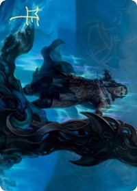 Cosima, God of the Voyage Art Card (Gold-Stamped Signature) [Kaldheim Art Series] | Good Games Morley