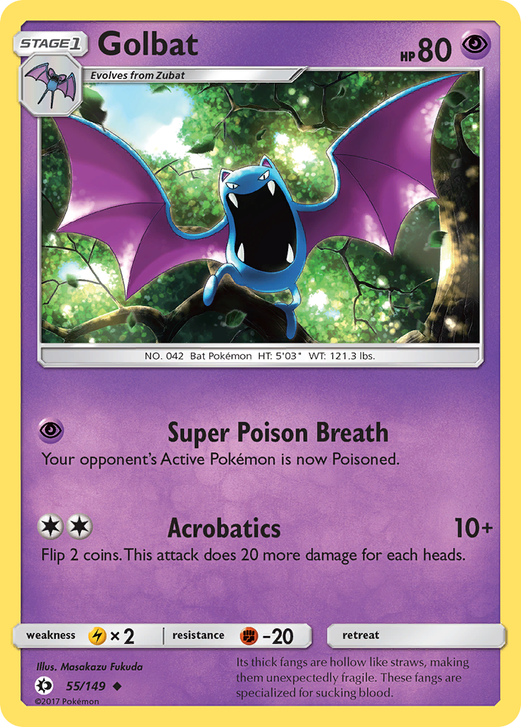 Golbat (55/149) [Sun & Moon: Base Set] | Good Games Morley
