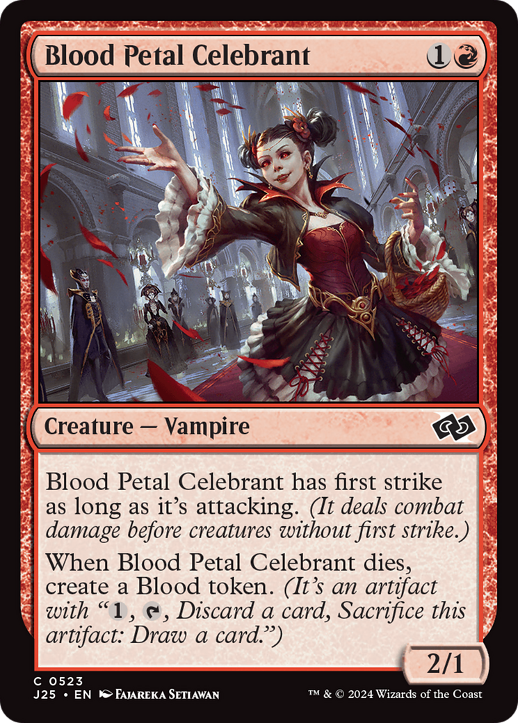 Blood Petal Celebrant [Foundations Jumpstart] | Good Games Morley