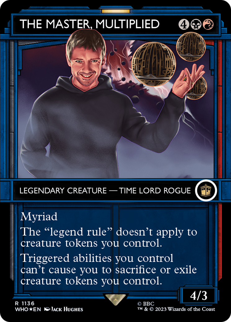 The Master, Multiplied (Showcase) (Surge Foil) [Doctor Who] | Good Games Morley