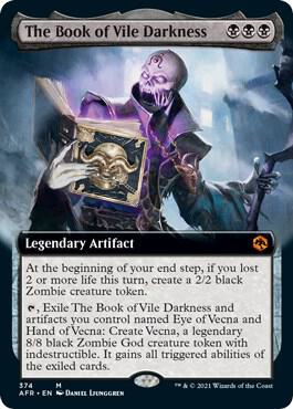 The Book of Vile Darkness Extended Art 374 (Adventures in the Forgotten Realms)  | Good Games Morley