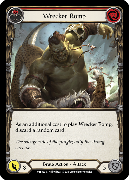 Wrecker Romp (Red) [WTR029-C] (Welcome to Rathe)  Alpha Print Normal | Good Games Morley