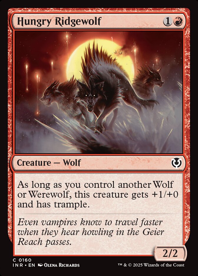 Hungry Ridgewolf 160 (Innistrad Remastered)  | Good Games Morley