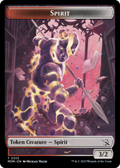 Warrior // Spirit (13) Double-Sided Token [March of the Machine Tokens] | Good Games Morley