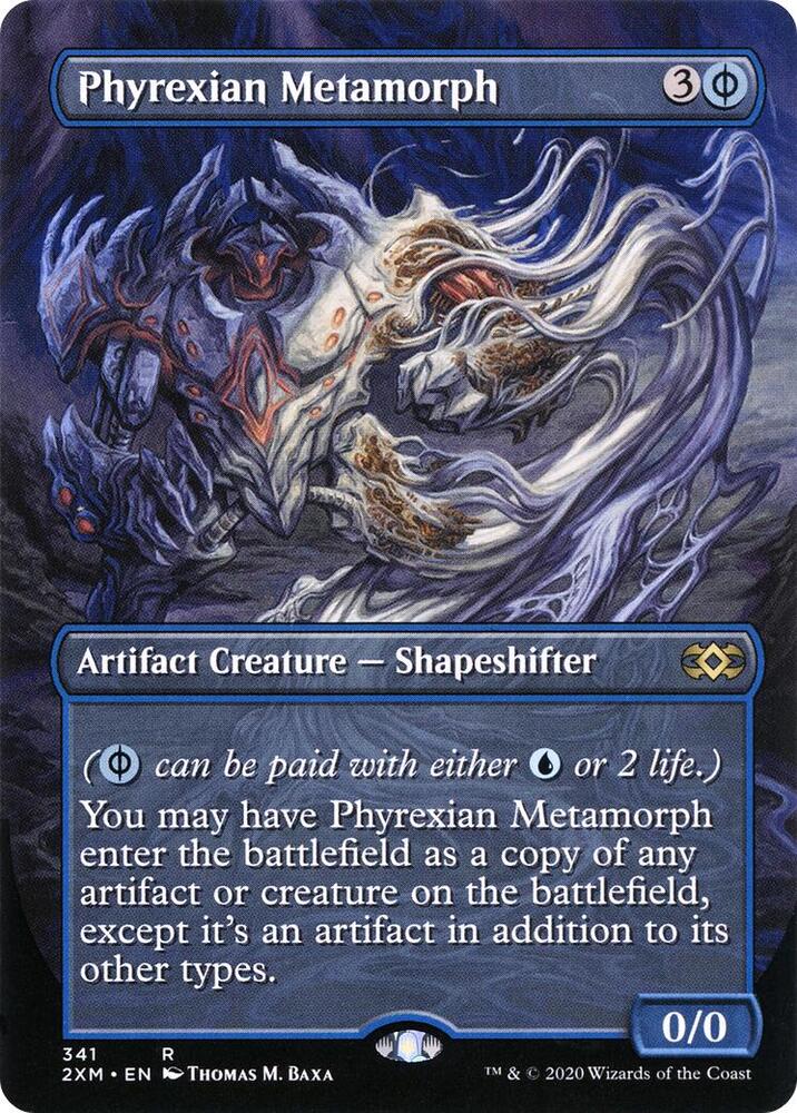 Phyrexian Metamorph 341/332 (Double Masters)  - Borderless Foil | Good Games Morley