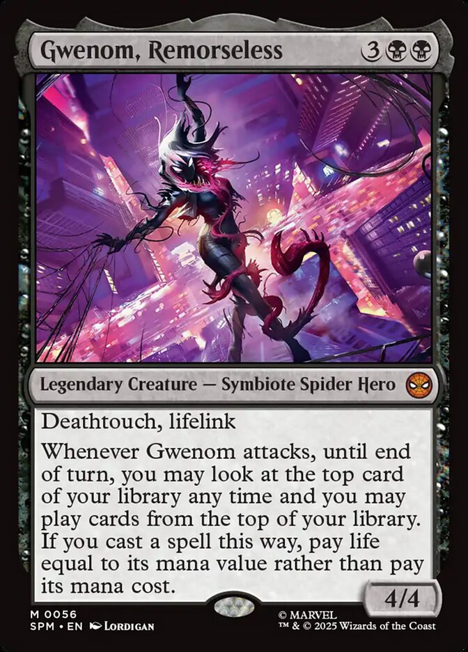 Gwenom Remorseless 56 (Marvel's Spider-Man)  - Foil | Good Games Morley