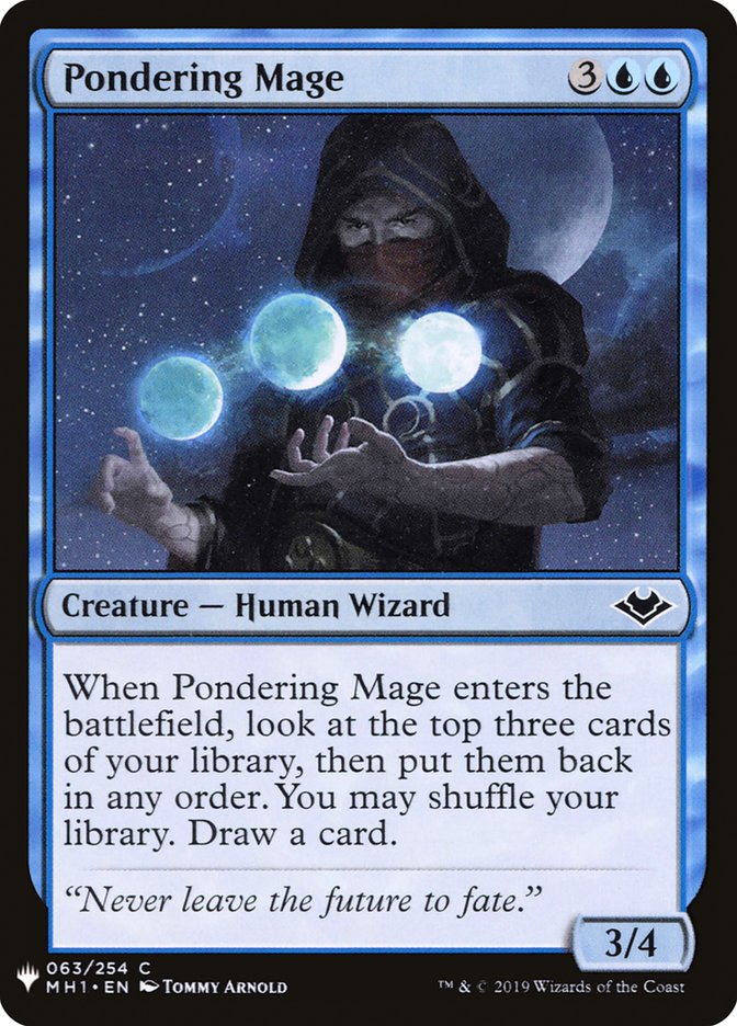 Pondering Mage [Mystery Booster] | Good Games Morley