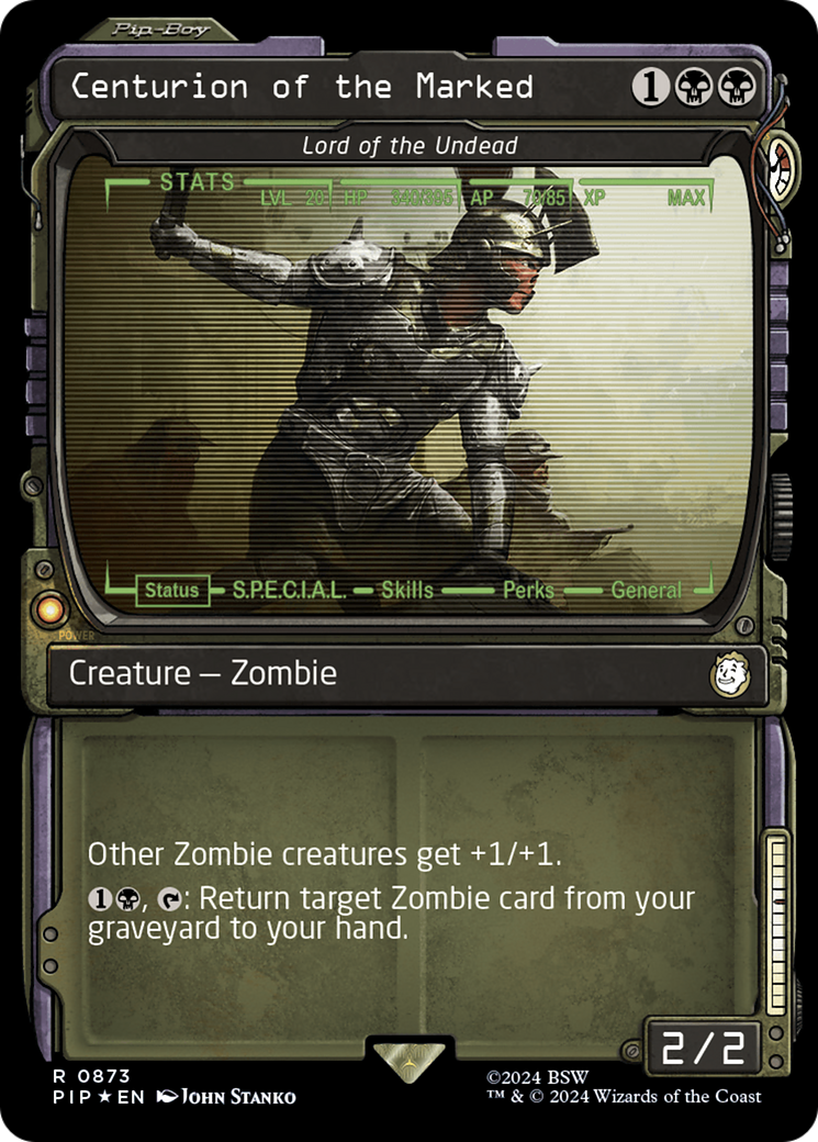 Centurion of the Marked - Lord of the Undead (Showcase) (Surge Foil) [Fallout] | Good Games Morley