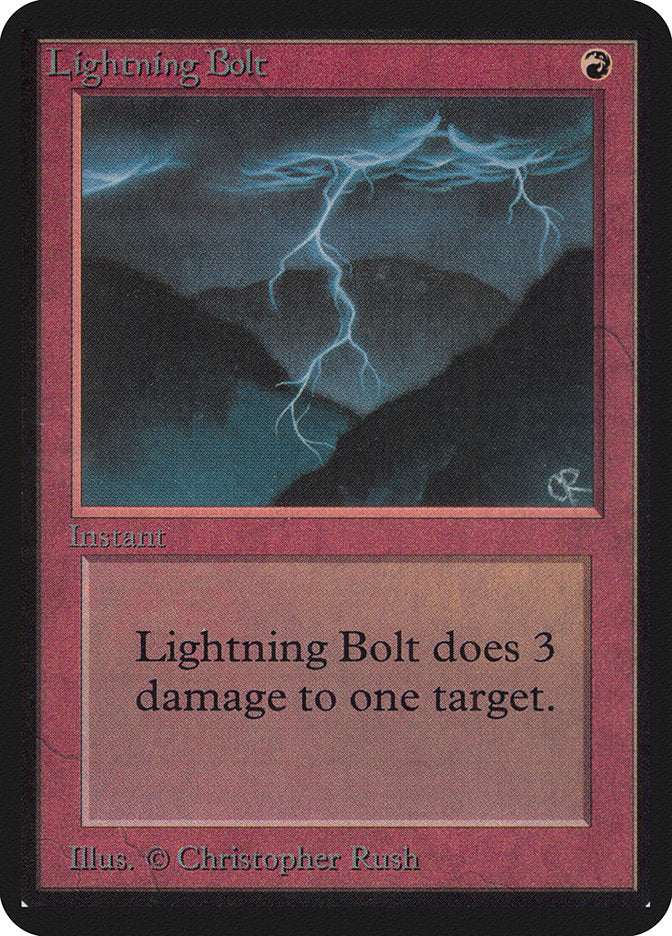 Lightning Bolt [Alpha Edition] | Good Games Morley