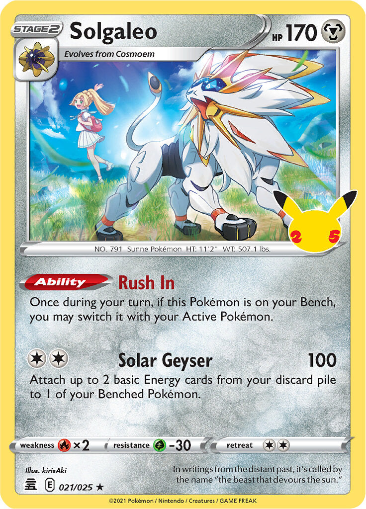 Solgaleo (021/025) [Celebrations: 25th Anniversary] | Good Games Morley