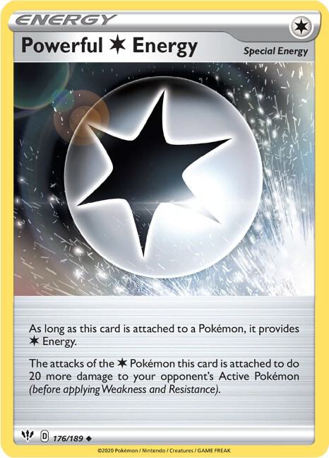 Powerful Energy 176/189 (SWSH03: Darkness Ablaze)  | Good Games Morley