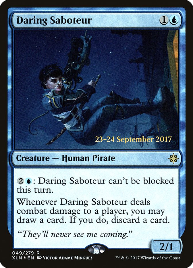 Daring Saboteur [Ixalan Prerelease Promos] | Good Games Morley