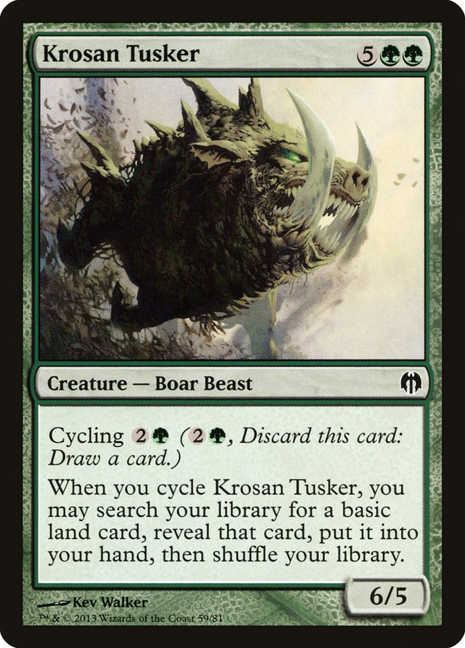 Krosan Tusker [Duel Decks: Heroes vs. Monsters] | Good Games Morley