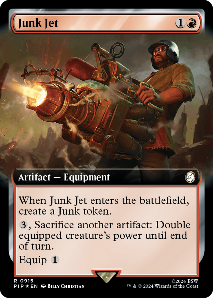 Junk Jet (Extended Art) (Surge Foil) [Fallout] | Good Games Morley