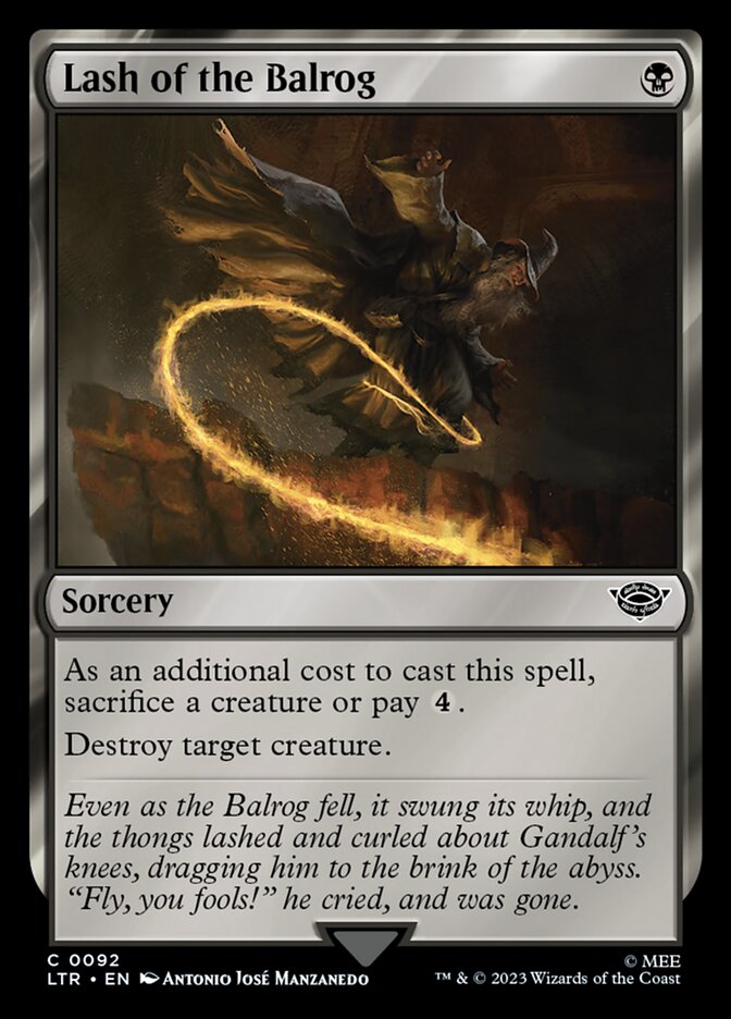 Lash of the Balrog 92/281 (Universes Beyond: The Lord of the Rings: Tales of Middle-earth)  | Good Games Morley