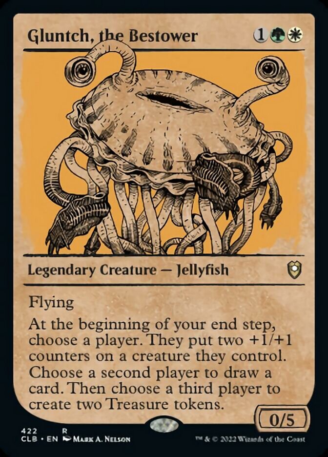 Gluntch, the Bestower (Showcase) [Commander Legends: Battle for Baldur's Gate] | Good Games Morley