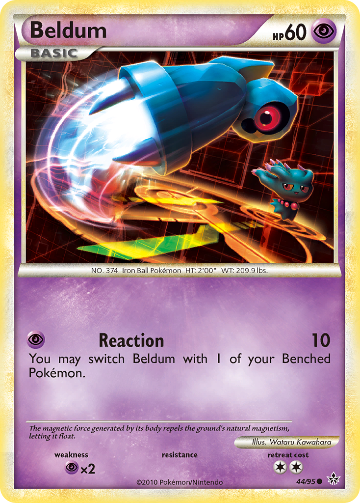 Beldum (44/95) [HeartGold & SoulSilver: Unleashed] | Good Games Morley