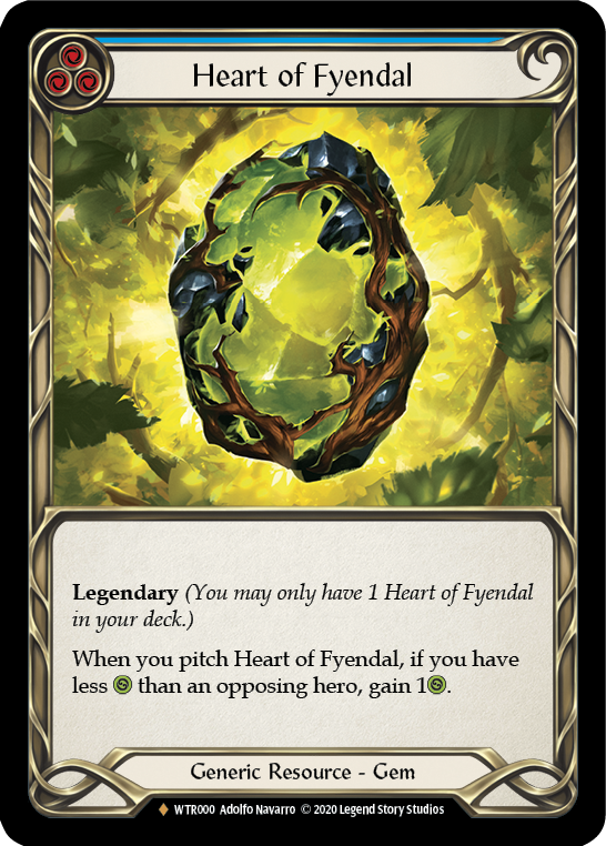 Heart of Fyendal [U-WTR000] (Welcome to Rathe Unlimited)  Unlimited Rainbow Foil | Good Games Morley