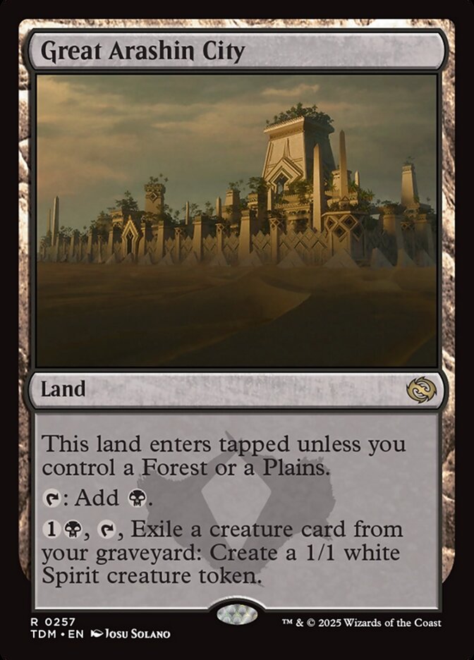 Great Arashin City 257 (Tarkir: Dragonstorm)  - Foil | Good Games Morley