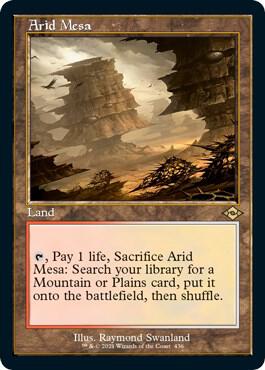 Arid Mesa Retro Frame Foil Etched 436 (Modern Horizons 2)  - Foil | Good Games Morley