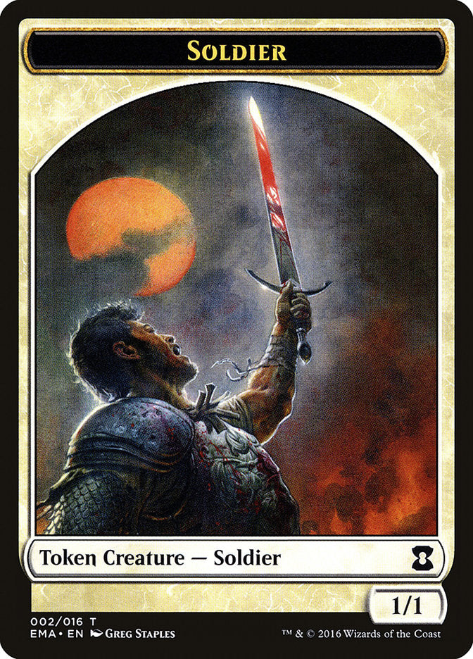 Soldier Token [Eternal Masters Tokens] | Good Games Morley