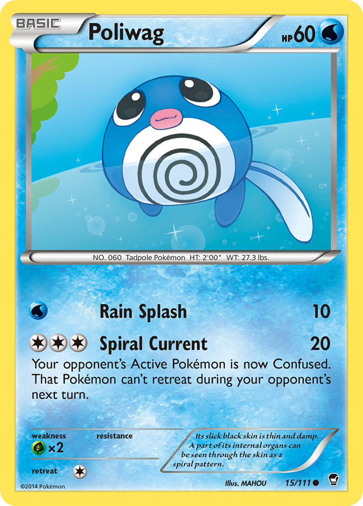 Poliwag (15/111) [XY: Furious Fists] | Good Games Morley