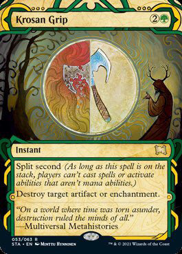 Krosan Grip (Foil Etched) [Strixhaven: School of Mages Mystical Archive] | Good Games Morley