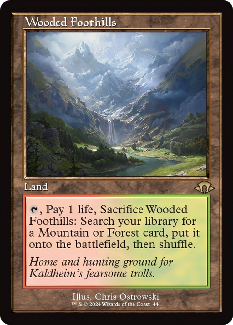 Wooded Foothills (Retro) [Modern Horizons 3] | Good Games Morley