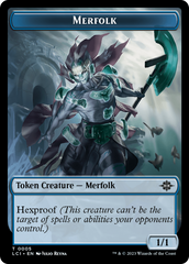 Copy // Merfolk (0005) Double-Sided Token [The Lost Caverns of Ixalan Commander Tokens] | Good Games Morley