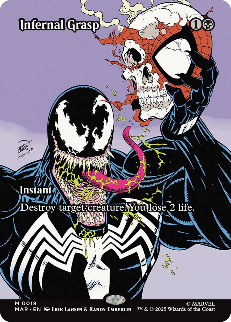 Infernal Grasp (Borderless) [Marvel's Spider-Man: Eternal-Legal] | Good Games Morley