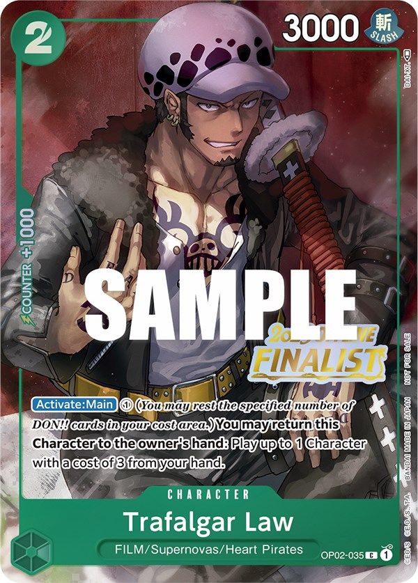 Trafalgar Law (Offline Regional 2023) [Finalist] [One Piece Promotion Cards] | Good Games Morley