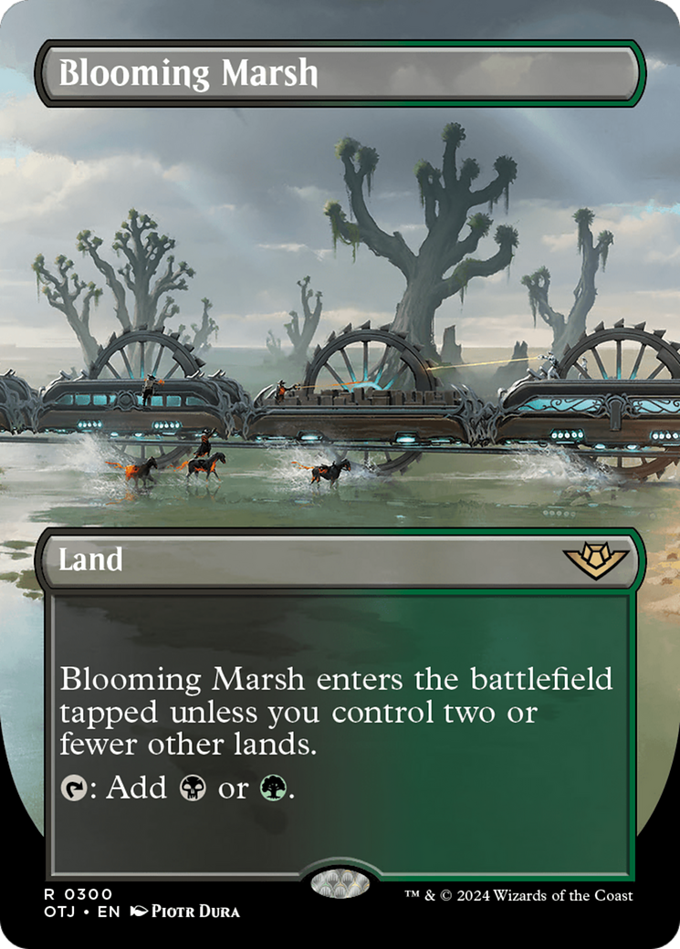 Blooming Marsh (Borderless) [Outlaws of Thunder Junction] | Good Games Morley