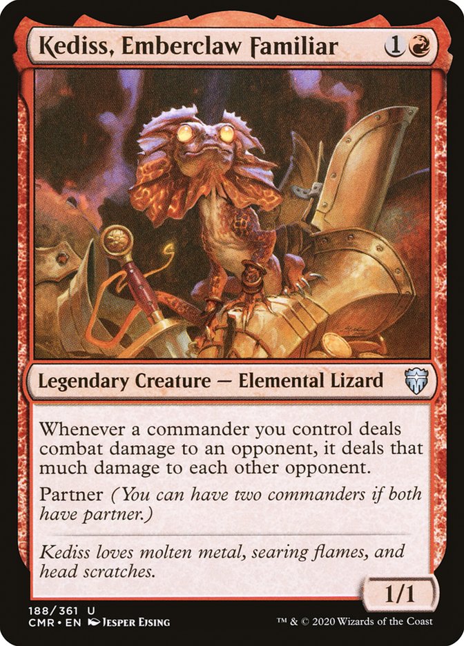 Kediss, Emberclaw Familiar 188 (Commander Legends)  - Foil | Good Games Morley